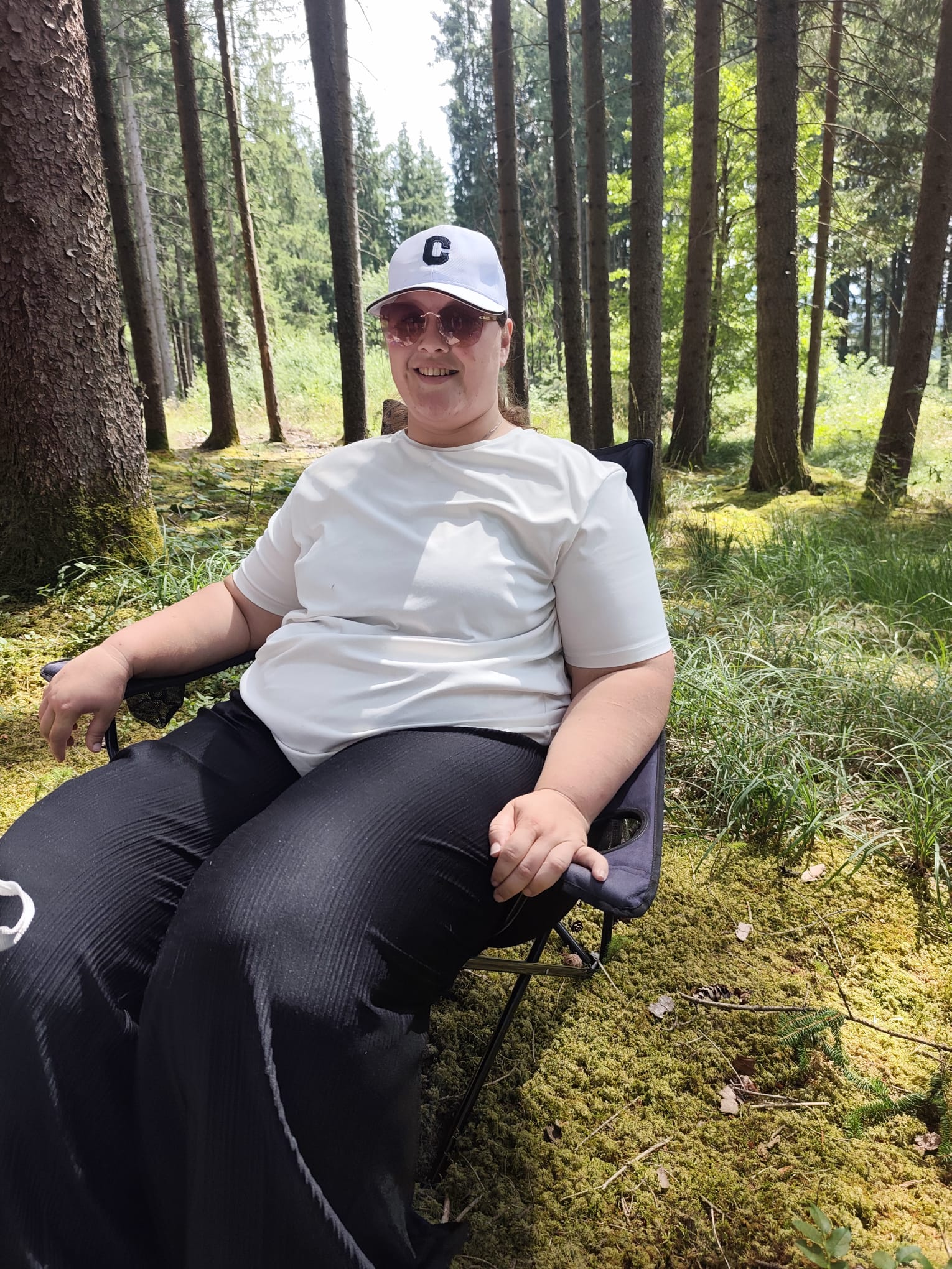 Nathalie im Wald, Pause während des Kreises